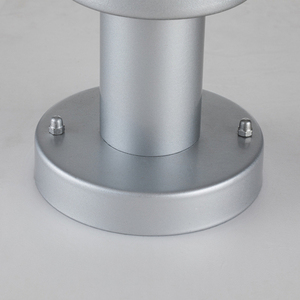Klampenborg 1 Light Pedestal with PIR - Silver Elstead small 1