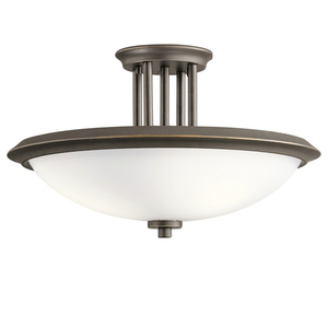 Dreyfus 3 Light Semi Flush Elstead small 1