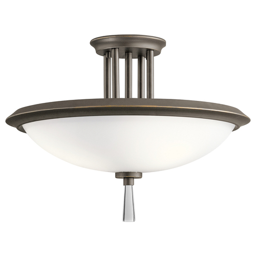 Check Dreyfus 3 Light Semi Flush Elstead