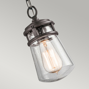 Lyndon 1 Light Small Chain Lantern - Architectural Bronze Elstead small 2