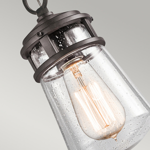Lyndon 1 Light Small Chain Lantern - Architectural Bronze Elstead small 3