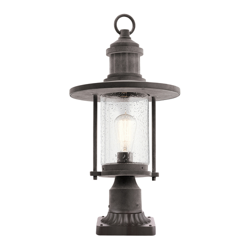 Check Riverwood 8" Pedestal Lantern Elstead