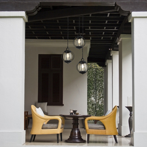 Vandalia 1 Light Medium Chain Lantern Elstead small 1