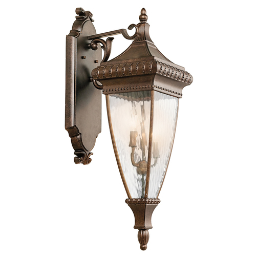 Check Venetian Rain 3 Light Large Wall Lantern Elstead