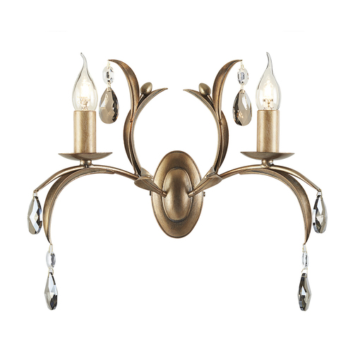 Check Lily 2 Light Wall Light Elstead