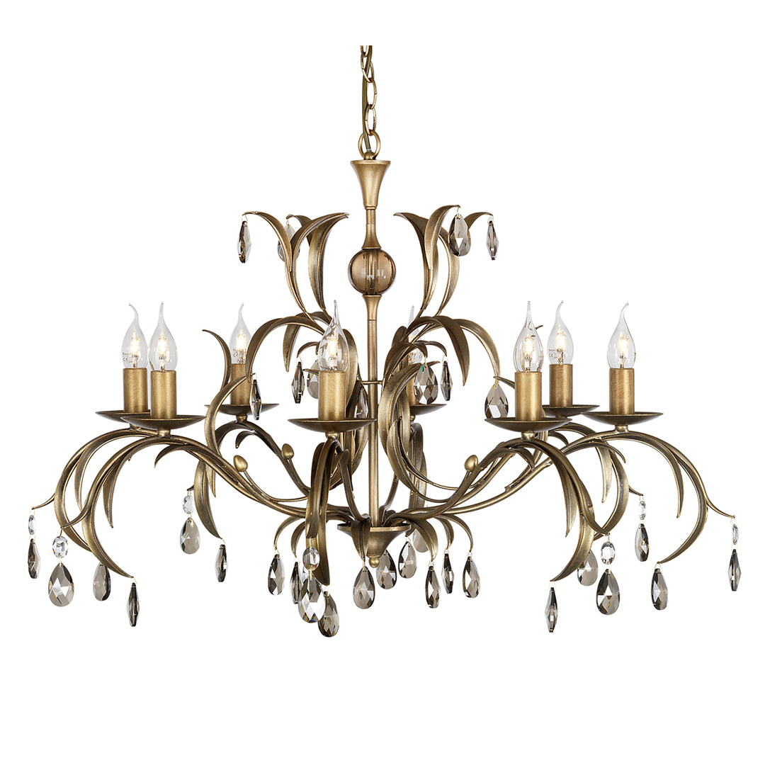Lily 8 Light Chandelier Elstead