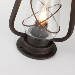 Miners 1 Light Pedestal Lantern Elstead small 2