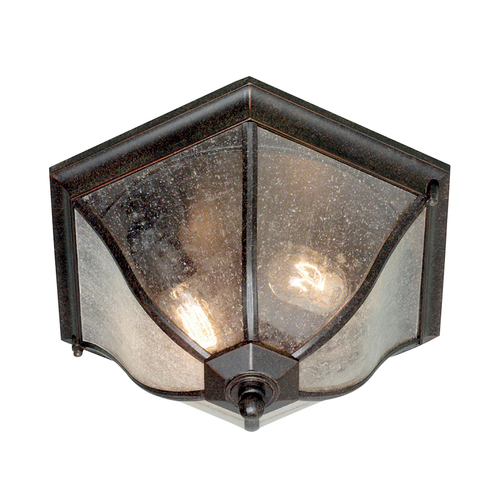 Check External Ceiling Light Elstead New England 2-Light Flush Lantern Bronze NE8-M