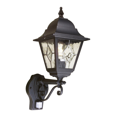 Check Norfolk 1 Light Up Wall Lantern With PIR Elstead