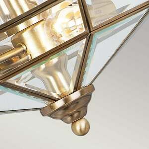 Old Park 2 Light Semi-Flush - Aged Bronze Elstead small 2