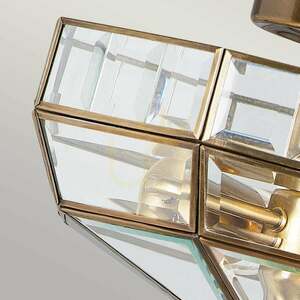 Old Park 2 Light Semi-Flush - Aged Bronze Elstead small 3