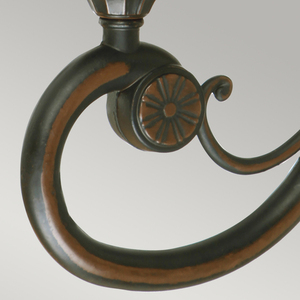 Philadelphia 3 Light Large Wall Lantern - Old Bronze Elstead small 4