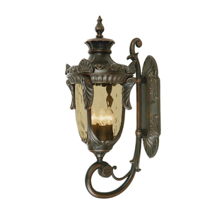 Philadelphia 3 Light Large Wall Lantern - Old Bronze Elstead small 0
