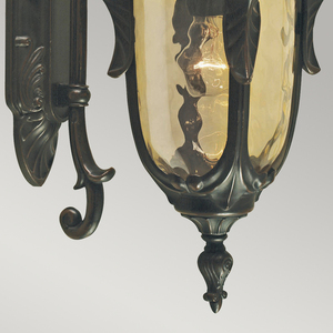 Philadelphia 1 Light Medium Down Wall Lantern - Old Bronze Elstead small 4