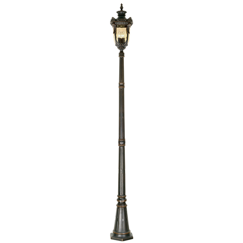 Check Philadelphia 3 Light Large Lamp Post - Old Bronze Elstead