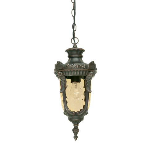 Check Philadelphia 1 Light Chain Lantern - Old Bronze Elstead