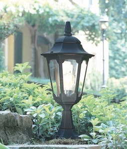Parish 1 Light Pedestal Lantern  Elstead small 1