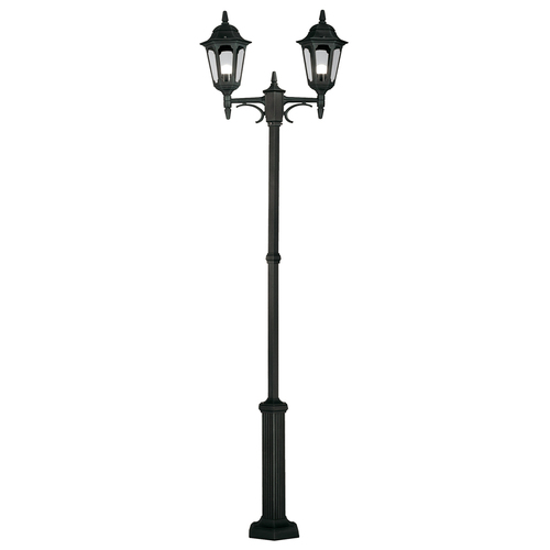 Check Parish 2 Light Twin Lamp Post  Elstead