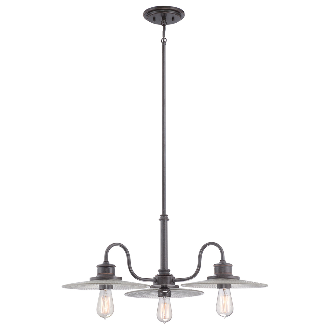 Admiral 3 Light Chandelier Elstead