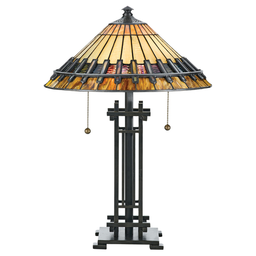 Check CHASTAIN 2 Tiffany Desk/Table Lamp - Elstead