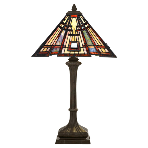 Check Classic Craftsman 2 Light Table Lamp Elstead