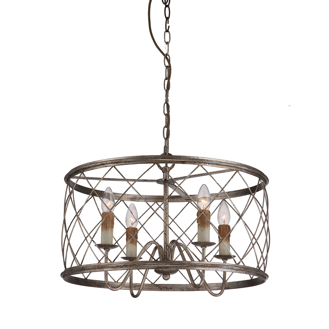 Dury 4 Light Pendant Kronleuchter Elstead