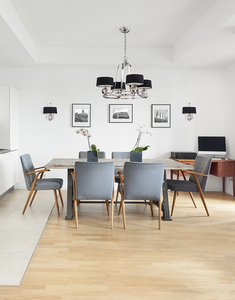 Uptown Gotham 4 Light Chandelier Elstead small 1