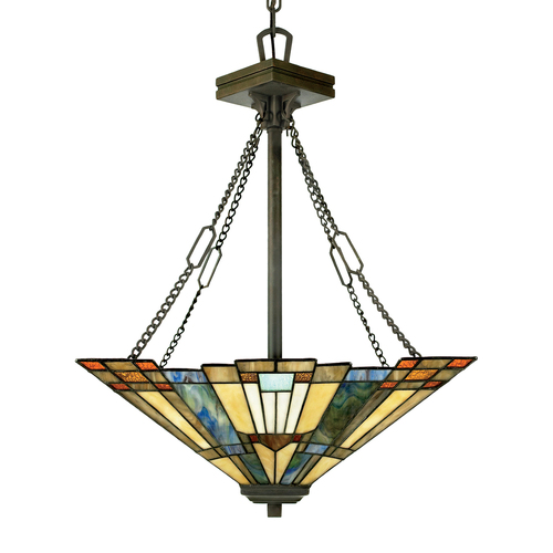 Check Inglenook 3 Light Pendant Elstead