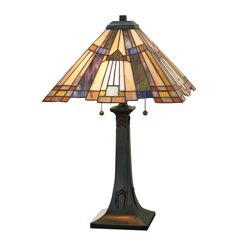 Check Inglenook 2 Light Table Lamp Elstead