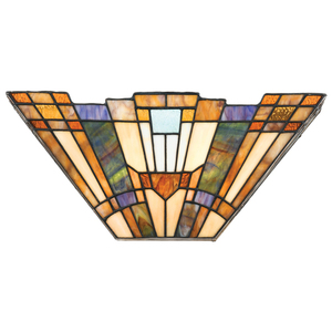 INGLENOOK 2 Tiffany wall lamp - Elstead small 0