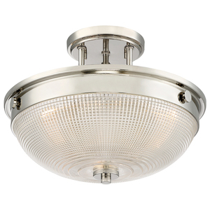 Mantle 2 Light Semi-Flush - Polished Nickel Elstead small 2