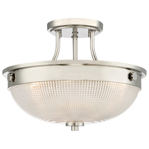 Mantle 2 Light Semi-Flush - Polished Nickel Elstead small 0