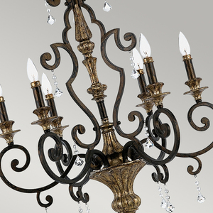 Marquette 6 Light Chandelier Elstead small 4