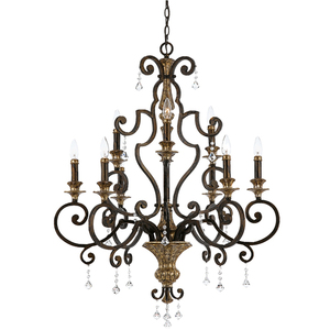 Marquette 9 Light Chandelier Elstead small 0