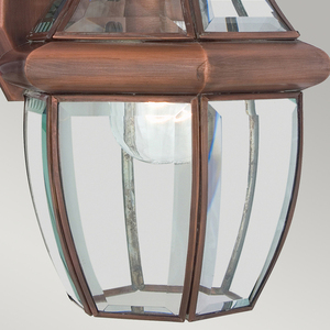 Newbury 1 Light Medium Wall Lantern - Aged Copper Elstead small 3