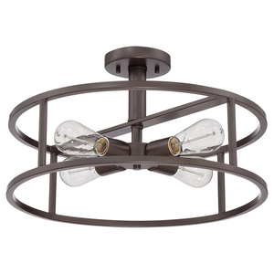 New Harbor 4 Light Semi-Flush  Elstead small 1