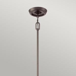 Penn Station 3 Light Pendant - Western Bronze Elstead small 1