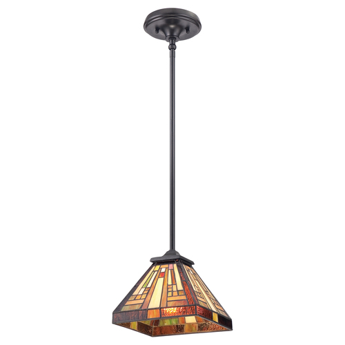 Check Stephen 1 Light Rod Hung Mini Elstead Pendant Lamp.