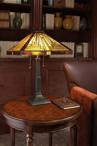 Stephen 2 Light Table Lamp Elstead small 1