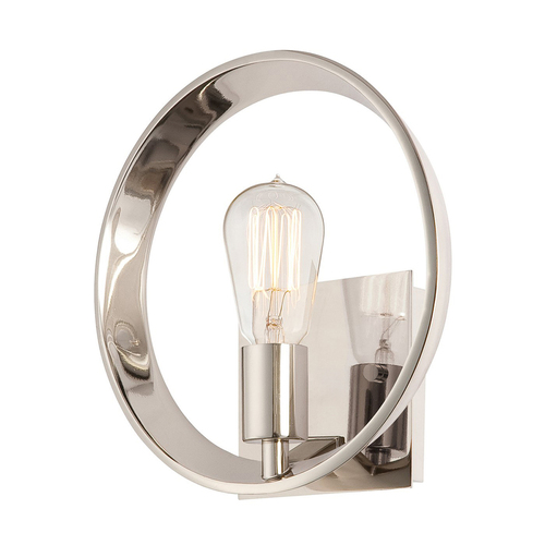 Check Theater Row 1 Light Wall Light - Imperial Silver Elstead