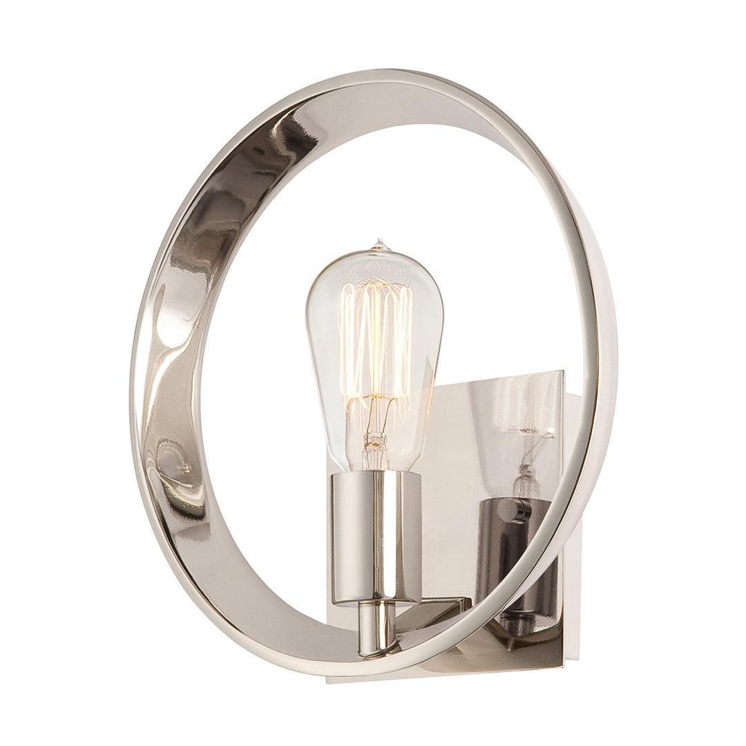 Theater Row 1 Light Wall Light - Imperial Silver Elstead