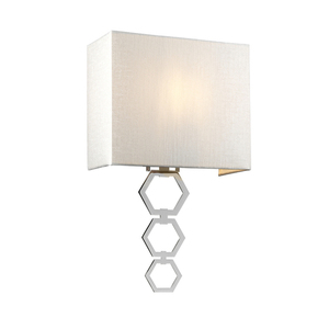 Ria Medium 1 Light Wall Light - Polished Chrome Elstead small 0