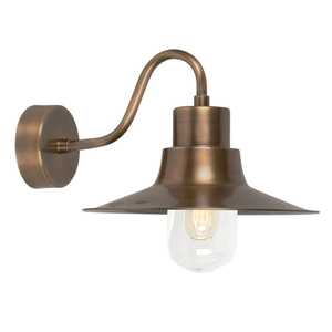 Sheldon 1 Light Wall Lantern - Aged Brass Elstead small 0