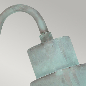 Sheldon 1 light Wall Lantern - Verdigris Elstead small 2