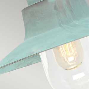 Sheldon 1 light Wall Lantern - Verdigris Elstead small 3