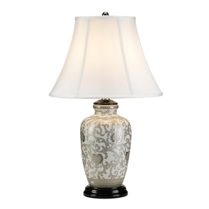 Silver Thistle 1 Light Table Lamp Elstead small 0