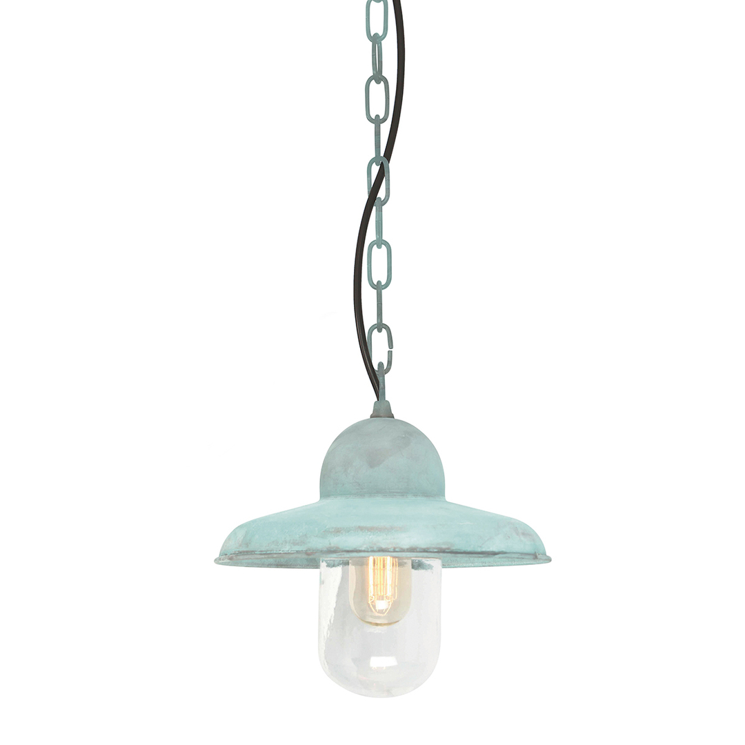 Somerton 1 Lichtkette Laterne - Verdigris Elstead