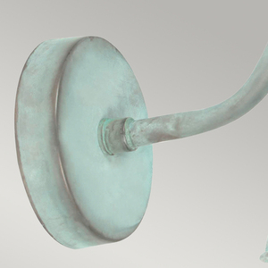 Somerton 1 Light Wall Lantern - Verdigris Elstead small 1