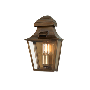 St Pauls 1 Light Brass Wall Lantern Elstead small 0
