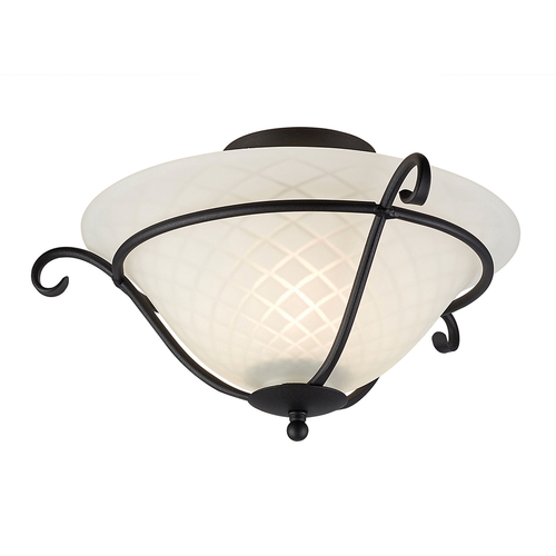 Check Torchiere 1 Light Flush Light Elstead